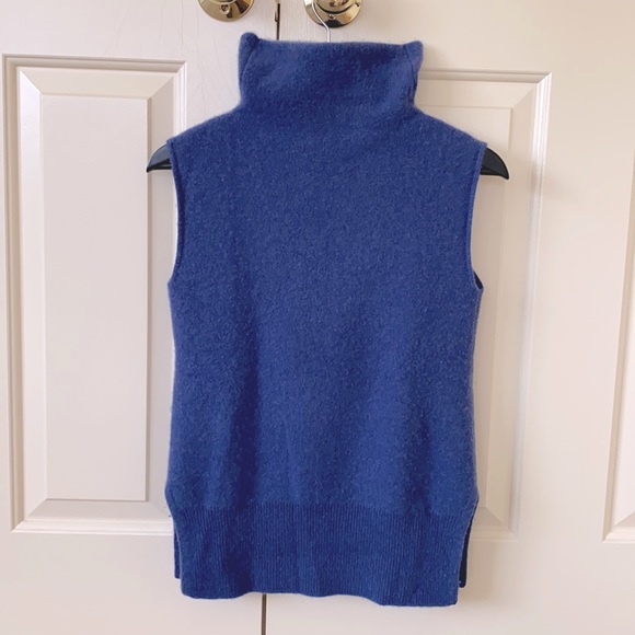 Vince Cashmere Sleeveless Cowl Neck Sweater - Picture 2 of 7